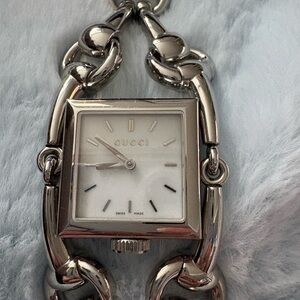 Gucci Stainless Steel Square Watch